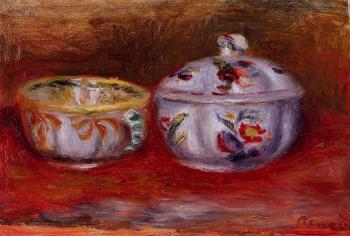 Pierre Auguste Renoir : Still Life with Fruit Bowl